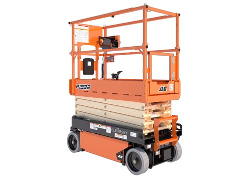 New JLG R1932 19ft Electric Scissor Lift and Trailer Package Order